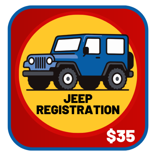 Icon for Jeep registration service costing $35.